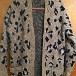 Staccato Leopard Print Sweater
